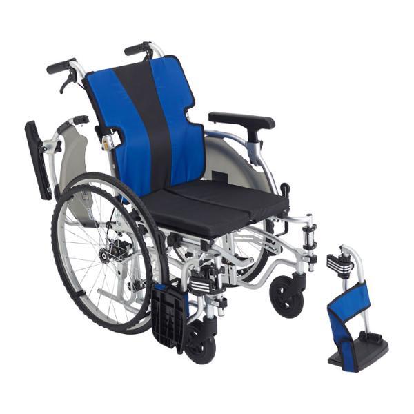 ミキ アルミ自走車いす モジュールタイプ MEF-22 スタンダード 