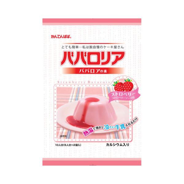 ババロリア ストロベリー 200g 伊那食品工業  │ デザート おやつ 高齢者 シニア 介護食品