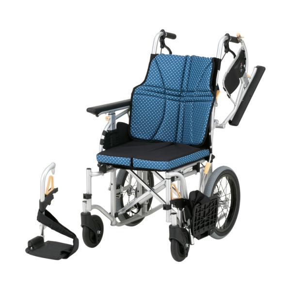 日進医療器　介助用　多機能　超軽量　ノーパンクタイヤ　車椅子　NAH-U7 日進医療器 【法人宛】アルミ製介助用車いす ウルトラモジュール