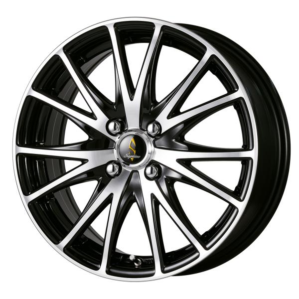 【送料無料】BULESTAR G03（ブルースターＧ０３）　16インチ 6.0 P.C.D:100 4穴 インセット：48 ブラックポリッシュ　４本セット価格