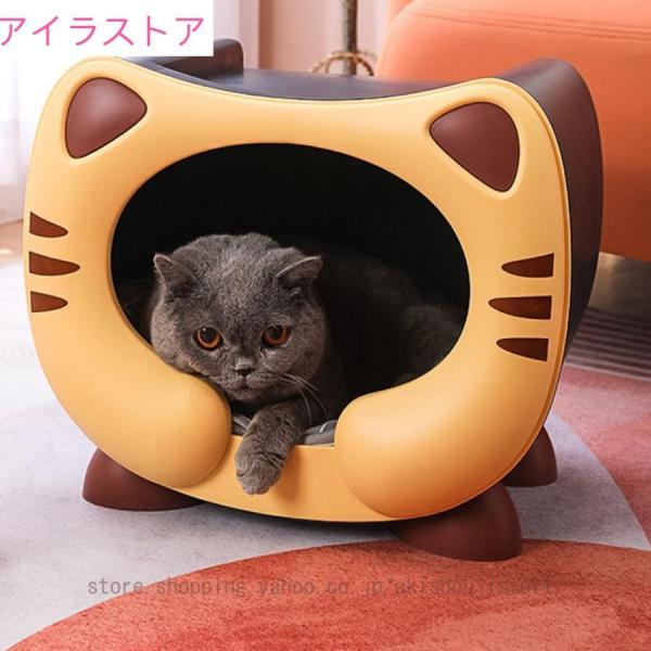 多機能ペットハウス猫ハウスや犬小屋でも使用可能。半密閉デザインなので、風が強いとき、雨が降るとき、雪が降るとき、猫は猫の小屋に避難できます。天気が良い日には、猫も猫の小屋の上で日光浴をすることができます。中でも、上でも快適に過ごします。柔ら...