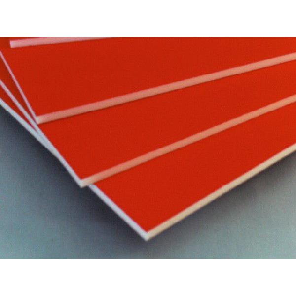 スチレンボード 7mm カラーボード （スカーレット）3x6判 （20枚入り