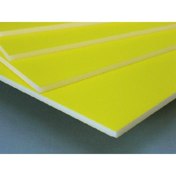 スチレンボード 7mm カラーボード （イエロー） 3x6判 （20枚入り