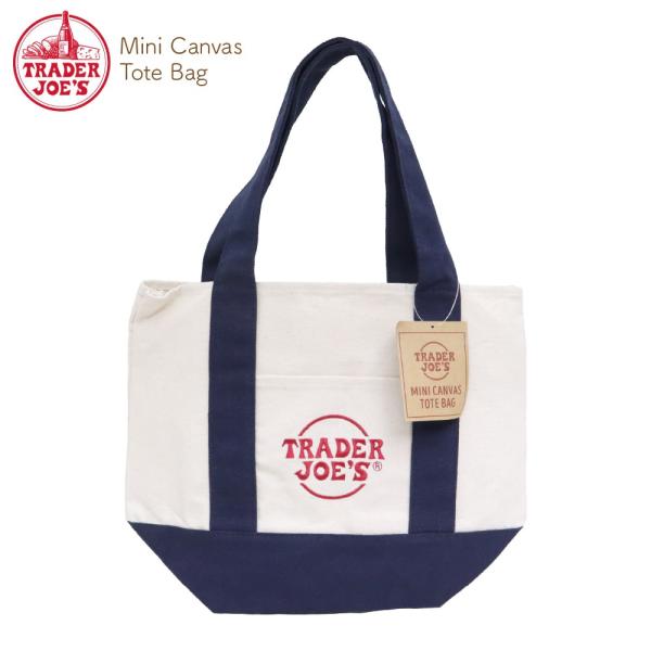 【新品未使用】6点まとめ売りTRADER JOE'Sトートバッグ（大） ネイビー TRADER JOE'S（トレーダージョーズ） ミニキャンバストートバック NAVY