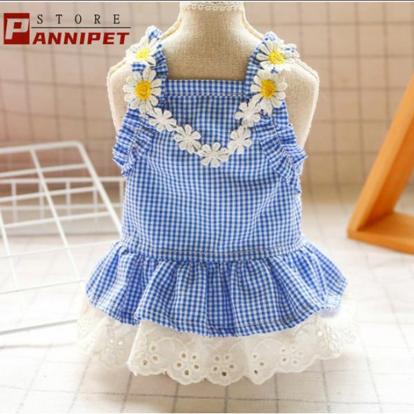 犬 犬服 夏服 犬の服 洋服 ペット服 可愛い ドッグウェア スカート 春夏 薄型 Panni