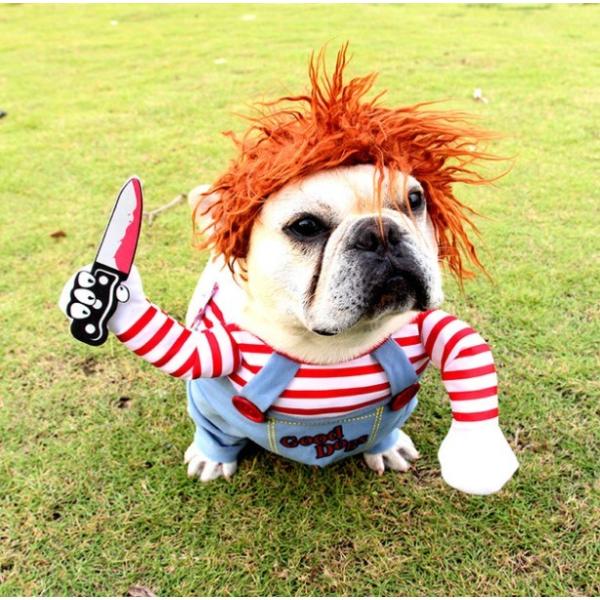 チャッキー 変装 犬 ハロウィン 犬 服 フレブル フレンチブルドッグ コスチューム コスプレ おもしろグッズ Dejapan Bid And Buy Japan With 0 Commission