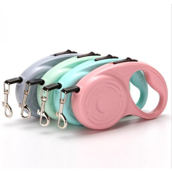 犬用リード ペットリード 伸縮リード　　コントローラー 巻き取り式 ペット用品  　中型犬 小型犬用 シンプル　選べる４色