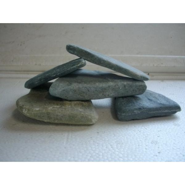 ■観賞魚用です■一枚一枚形が異なります。画像の商品をお届け出来るとは限りません　ご了承下さい■形は様々です。円形　長方形　三角形　正方形に近い形です　■形は基本的に平たいです■うすい青色です　■約7cm〜10cmです(最長の所で計測)■厚み...