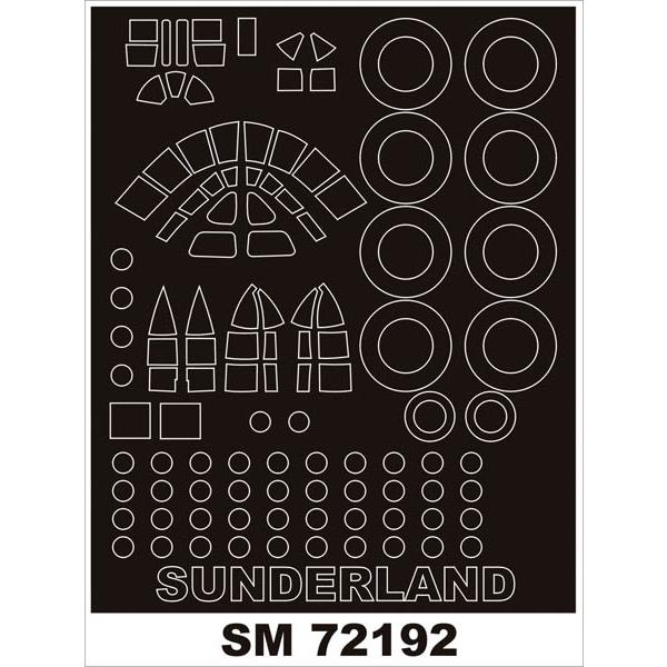 モンテックス SM72192 1/72 サンダーランド Mk I(イタレリ用) ミニマスク