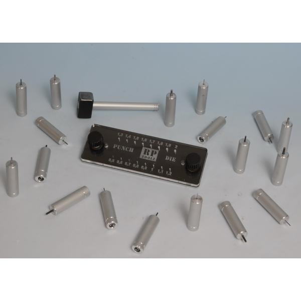 RPツールズ RP-PD 丸パンチ・ダイセット(スモール)0.5mm−2.0mm（0.1mm毎）16種 ※トレイ （RP-TP）は別売です。
