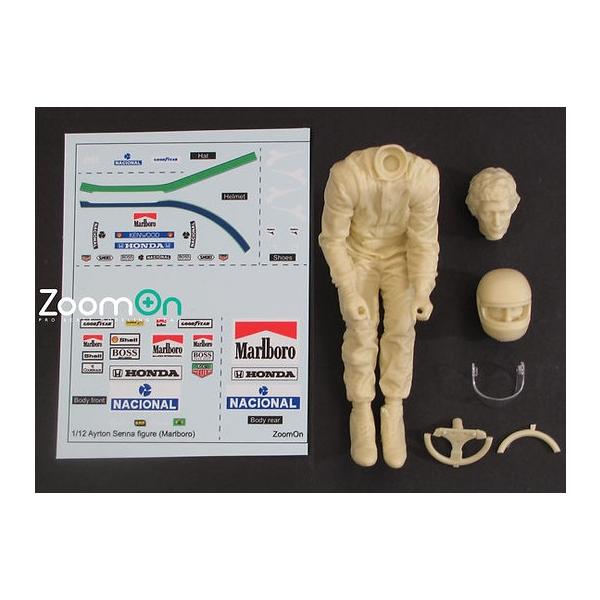 ZoomOn ZF008-M 1/12 アイルトン セナ フィギュア (B)マルボロ