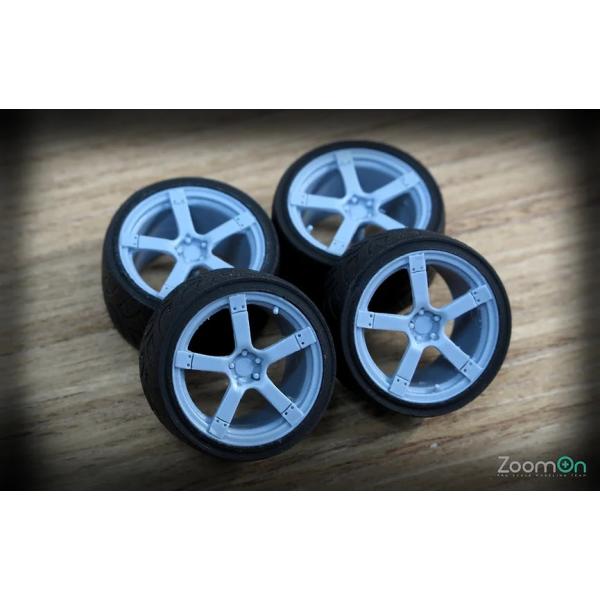 ZoomOn ZR028 1/24 18インチ プロドライブ GC-07 ホイールセット