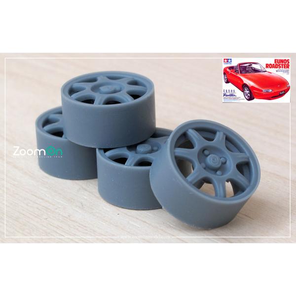 ZoomOn ZR132 1/24 14インチ マツダ MX-5 (NA) ミアータ OEM ホイール