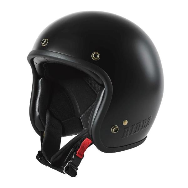 【美品】RIDEZ TQ ヘルメットマットブラック ライズ RIDEZ TQ BLACK ジェットヘルメット TQ-BK : PAPAマート - 通販