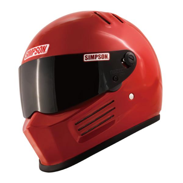 SIMPSOM BANDITフルフェイスヘルメット レッド SIMPSON（シンプソン） SIMPSON BANDIT Pro レッド フルフェイス