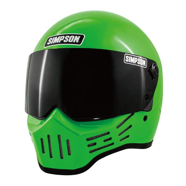 SIMPSON M30 ライムグリーン フルフェイスヘルメット
