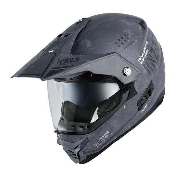 WINS X ROAD2ヘルメット XL グレー ミラーシールド付 WINS X ROAD2ヘルメット XL グレー ミラーシールド付 X-ROADII