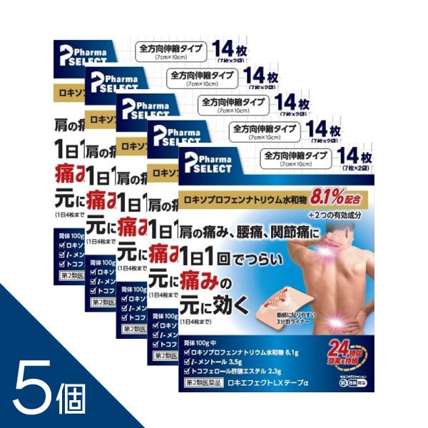 鎮痛消炎ロキソプロフェン市販最大量8.1%配合ロキソニンEXテープ濃度8.1%　販売中製品の特徴●すぐれた鎮痛消炎効果のあるロキソプロフェンナトリウム水和物を8.1%配合。●ロキソプロフェンナトリウム水和物が皮膚から吸収され、変化した活性体...