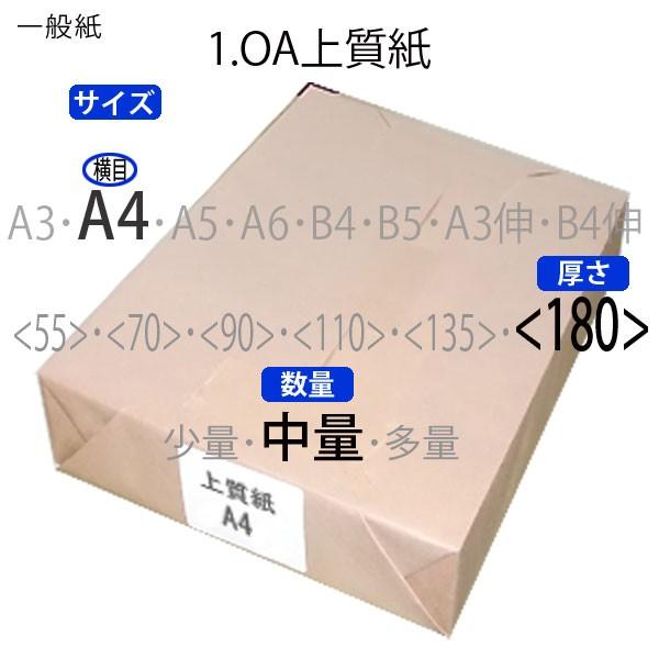 上質紙(中量)A4横目＜180＞(100枚) : ペーパープラザ - 通販 - Yahoo