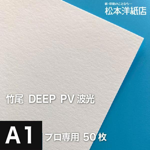 竹尾 DEEP PV 波光 A1サイズ：50枚 紙 絵画紙 水彩紙 印刷紙 写真印刷