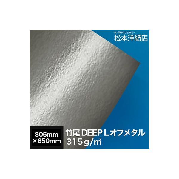 竹尾 DEEP Lオフメタル 315g 805×650mm 紙 絵画紙 水彩紙 印刷紙 写真