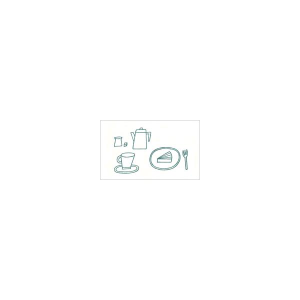 活版ミニメッセージカード ノラヤ カフェ 10枚 メール便出荷 イラスト 言葉 小