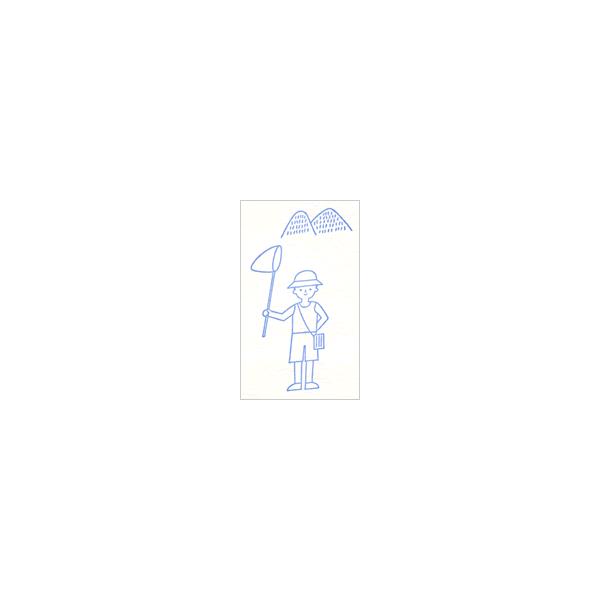 活版ミニメッセージカード ノラヤ 夏 10枚 メール便出荷 イラスト 言葉 小