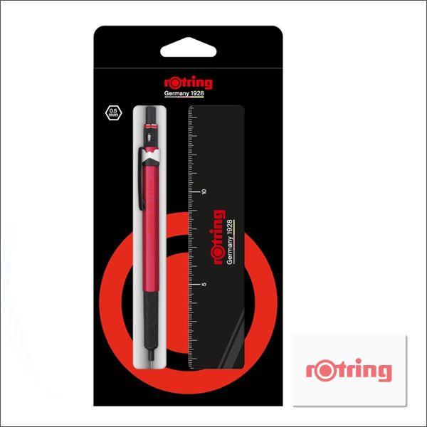 ロットリング rotring 500レッド 定規付きスペシャルセット メカニカル
