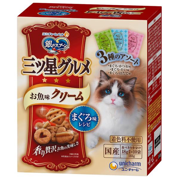 国産猫ドライフード詰め合わせ 銀のスプーン 猫ドライフード 5334 ユニ・チャーム 三ツ星グルメ