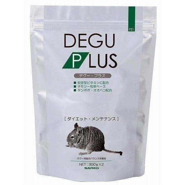 【メール便】3個セット マルカン うさうさぴゅーれ りんご 50g×3個セット おやつ 小動物 うさぎ モルモット ハムスター モモンガ チンチラ  デグー 小動物用フード 2108 三晃商会 デグー・プラス ダイエット・メンテナンス 600g×6（3.6kg）