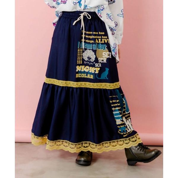 ScoLar スカート　Mサイズ新品 ScoLar スカート ScoLar/スカラー 総柄綿ツイルSK : ZOZOTOWN