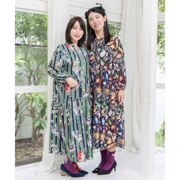 ScoLar（スカラー） ワンピース SALE ScoLar 153650 音楽orPOP柄