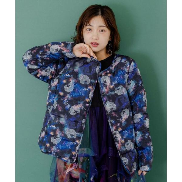 ScoLar ブルゾン 新作 スカラー 153691 スカラーちゃん×宇宙×ネコ柄