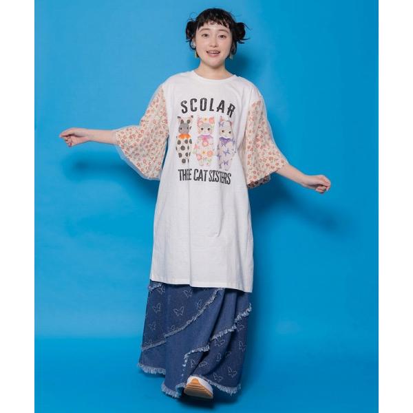 ScoLar（スカラー） ワンピース SALE ScoLar 161628 おしゃれネコ