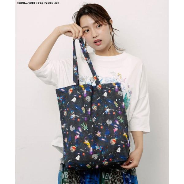 バッグ SALE ScoLar スカラー 462023 クレヨンしんちゃん×ScoLar 花宇宙の総柄バッグ カジュアル コラボ 原宿系 個性的 ポイント