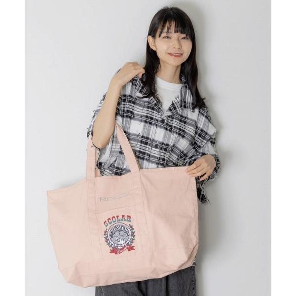 バッグ SALE ScoLar スカラー 662442 FRUIT OF THE LOOM×ScoLarコラボ トートバッグ カジュアル レトロ 個性的 原宿系 ポイント