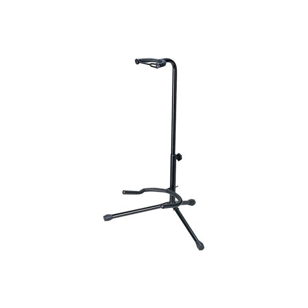 エレキギター、エレキベース、アコースティックギターで使用できるスタンドです。カラーはブラック。※一部の変形ギター等、使用が困難な楽器もございますのでご注意ください。