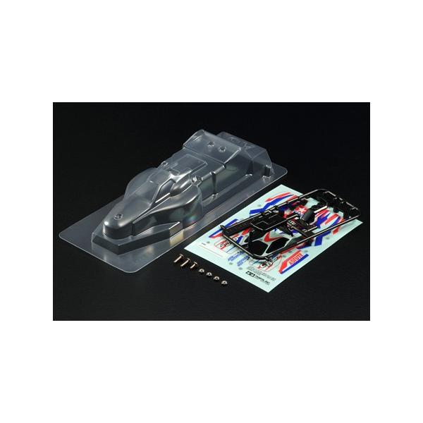 ミニ四駆 クリヤーボディ ４個セット GP502 サンダーショット クリヤーボディセット(ポリカ) (ミニ四