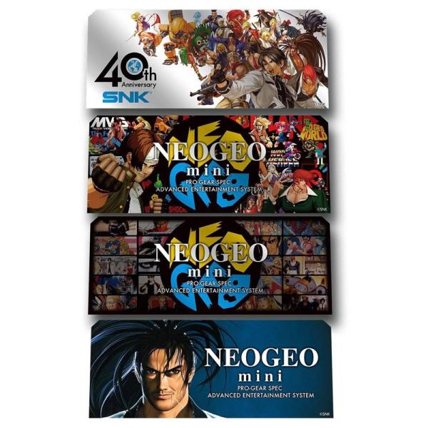 ネオジオミニ＆ キャラクターステッカー NEOGEO mini キャラクターステッカー (4枚入り) | すべての商品
