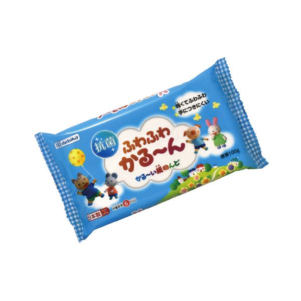 おちゃページ DEBIKA（デビカ） 紙ねんど ふわふわかるーん 100g 093187 : 文具