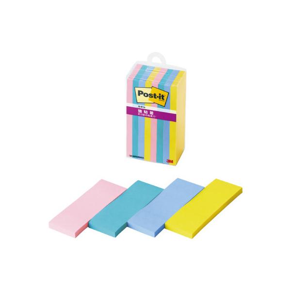 3M 付箋 スリーエム ジャパン マルチカラー フラワー 75×25mm 4
