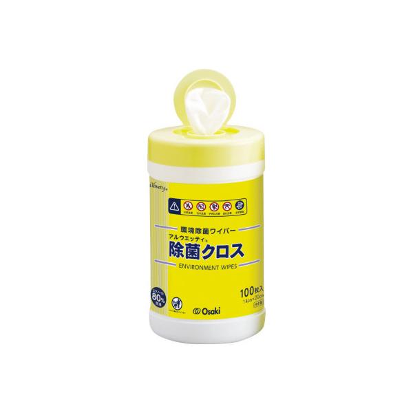 他サイト： 衛生用品 オオサキメディカル アルウエッティ除菌クロス　１００枚本体 423646の商品画像