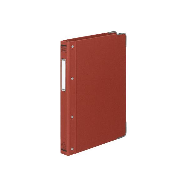 コクヨ バインダーＭＰ　カラー布貼りタイプ　　Ｂ５縦　２６穴　角金付約１００枚収容　赤 ハ-110R