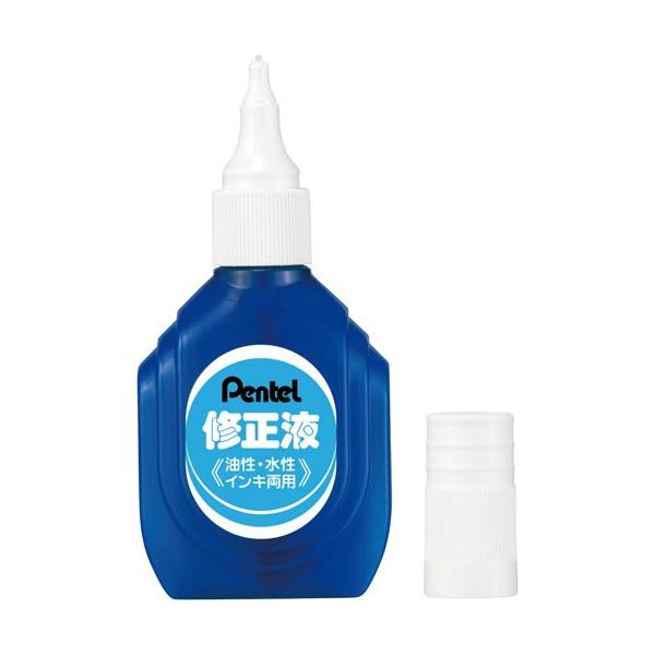ぺんてる 修正液 18ml入り ボトルタイプ XEZL1-W : 文具屋