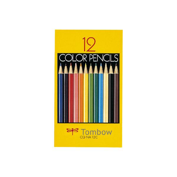 他サイト： 色鉛筆 トンボ鉛筆 色鉛筆　紙箱入り　１２色セット CQ-NA12Cの商品画像