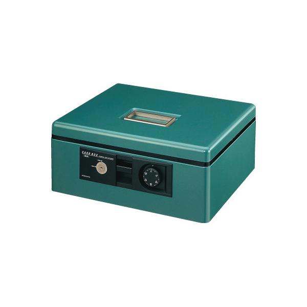 KOKUYO（コクヨ） 手提げ金庫 ダイヤル付き型 A4 1号 緑 CB-11G