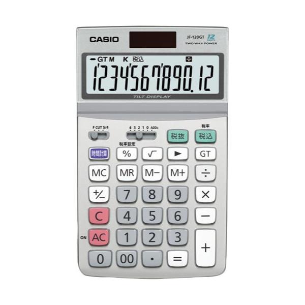 CASIO カシオ計算機 ジャスト型電卓 JF−120GT−N JF CASIO カシオ計算機 ジャスト型電卓 JF−120GT−N JF