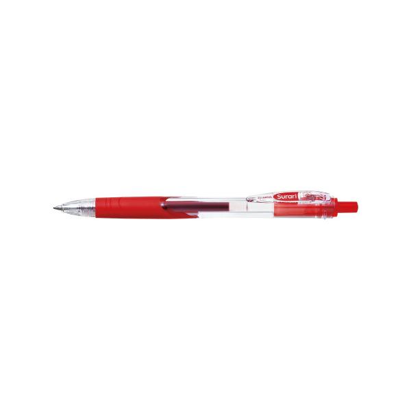 スラリ ボールペン ゼブラ スラリ 0．7mm インク色：赤 BN11-R