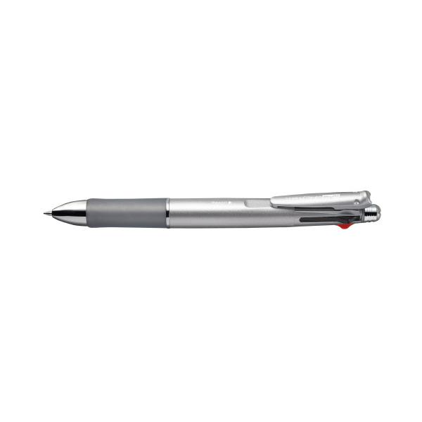 ゼブラ クリップ−オンマルチ１０００　軸色：銀　ボールペン４色＋シャープ B4SA2-S