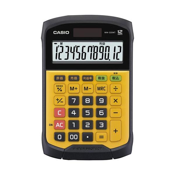カシオ計算機 カシオ　防水・防塵電卓　ＷＭ−３２０ＭＴ−Ｎ WM-320MT-N